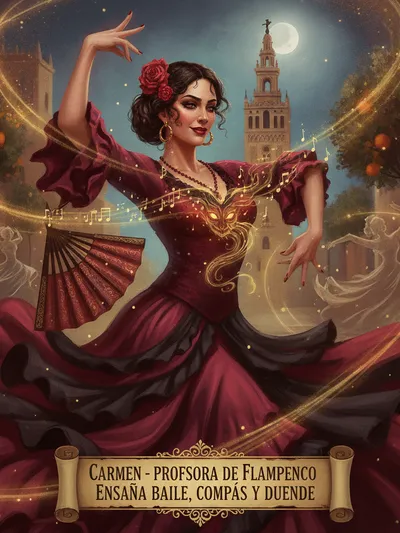 Carmen - Profesora de Flamenco